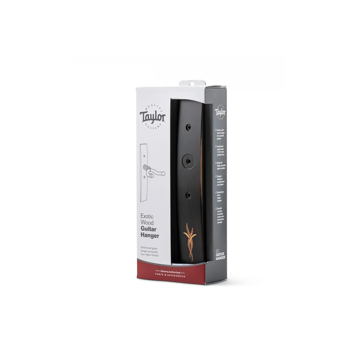 Taylor Guitars Taylor Bouquet Guitar Hanger - Ebony Hak na ścianę - zdjecie 4