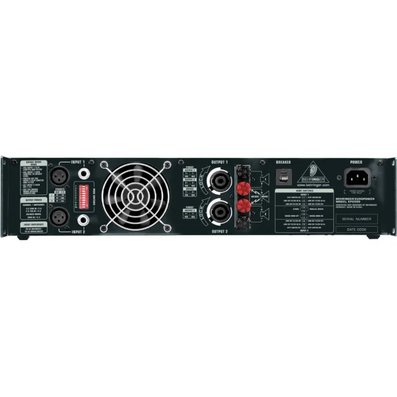 Behringer BEHRINGER Pro EUROPOWER EP2000 - zdjecie 2