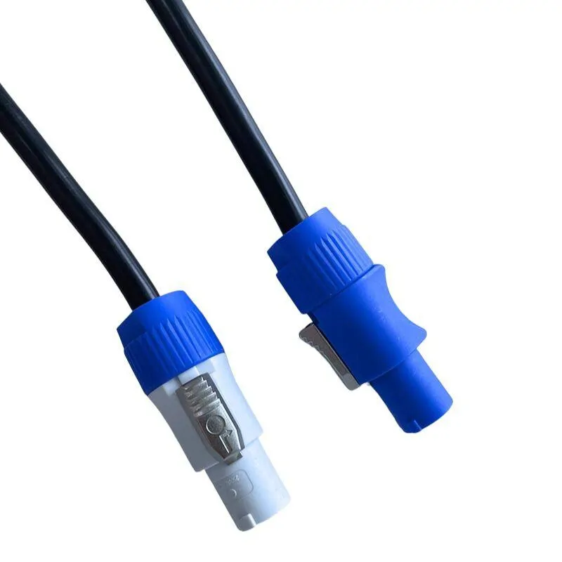 CABLE4ME CABLE4ME POWERCON IN/OUT 2M kabel przewód do transferu zasilania oświetlenia nagłośnienia 3x2,5 mm² IP20 podaj dalej - zdjecie 4