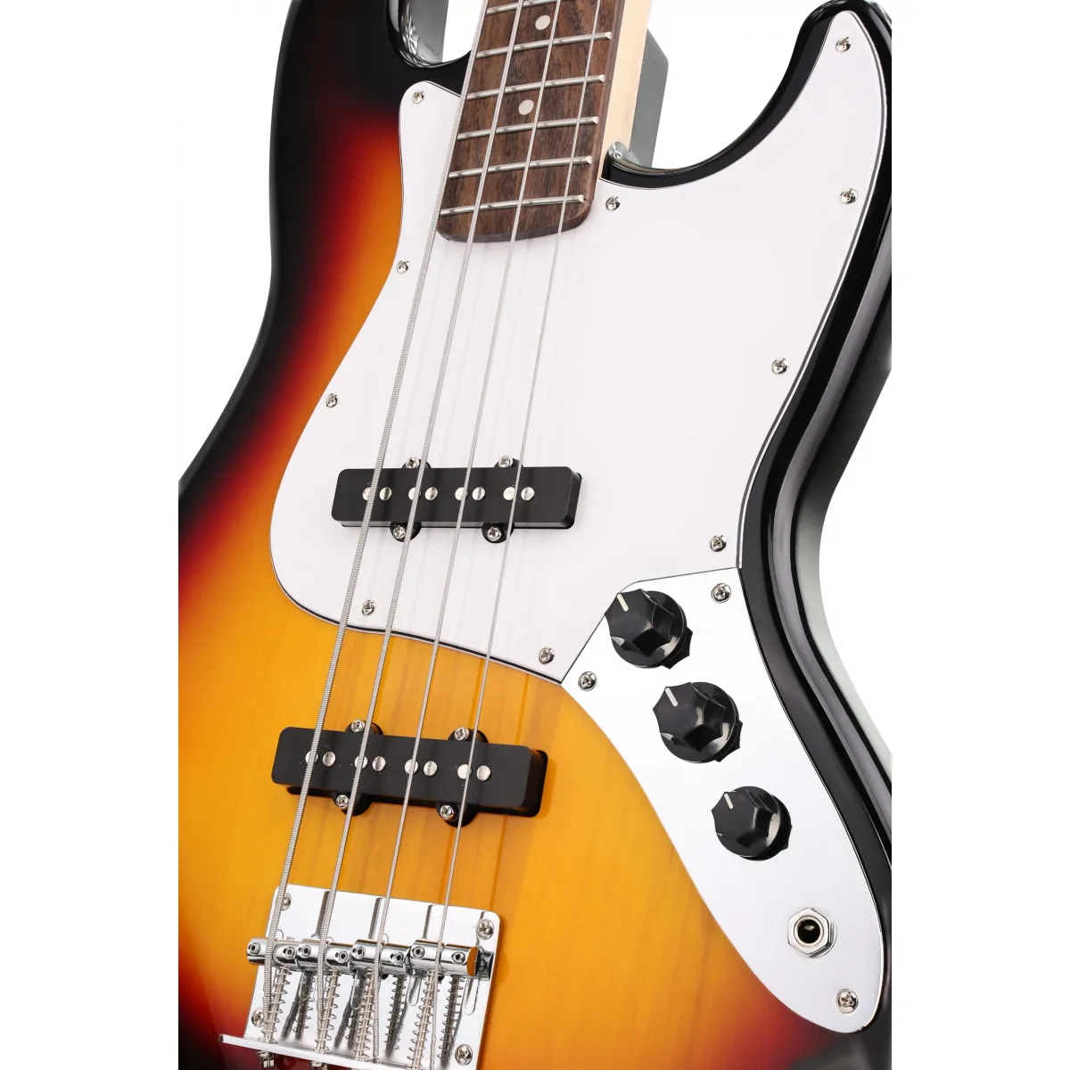 Arrow Arrow Louisiana 4 Bass Tobacco Burst Rosewood/White gitara basowa - zdjecie 7