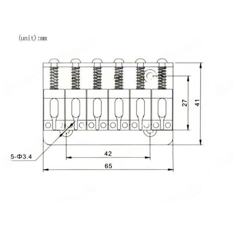 KERA AUdIO Kera Audio M-ST-CR-065 Mostek do git elektrycznej - zdjecie 2