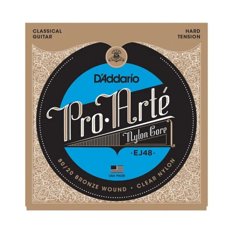 D'ADDARIO D'Addario EJ48 - Pro-Arte 80-20, twardy naciąg