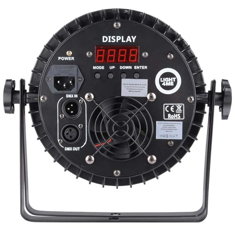 LIGHT4ME LIGHT4ME ALU QUAD PAR 18x6W RGBW reflektor sceniczny LED - zdjecie 6