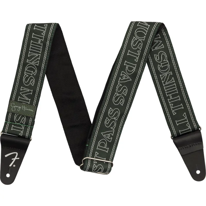 FENDER Fender George Harrison All Things Must Pass Logo Strap Green