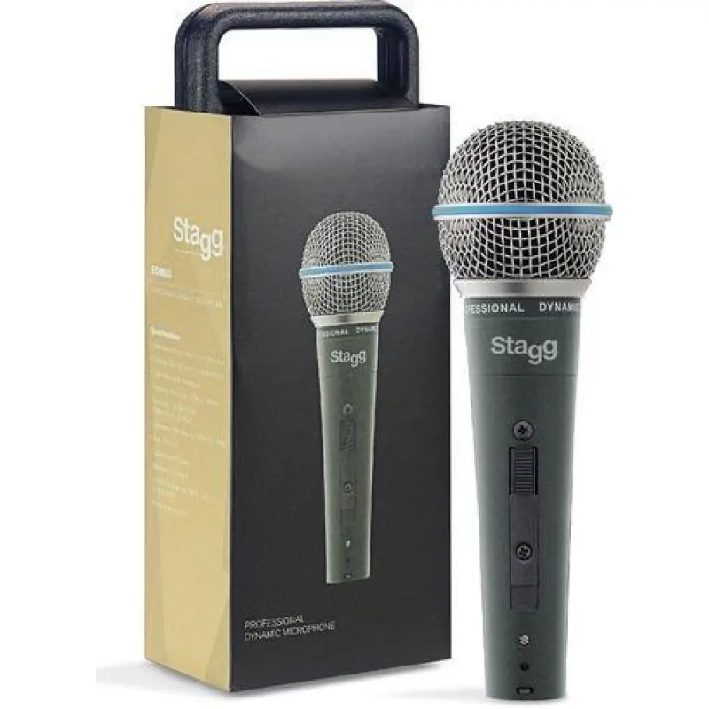 STAGG Stagg SDM 60 - mikrofon dynamiczny z wyłącznikiem