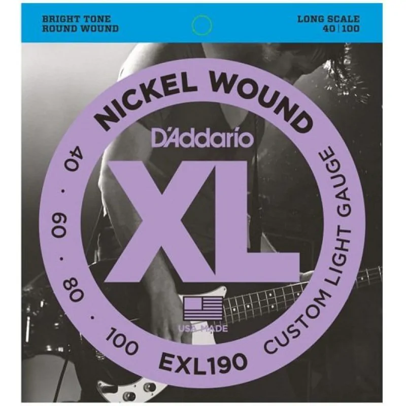 D'ADDARIO D'Addario EXL190 - XL Nickel 40-100