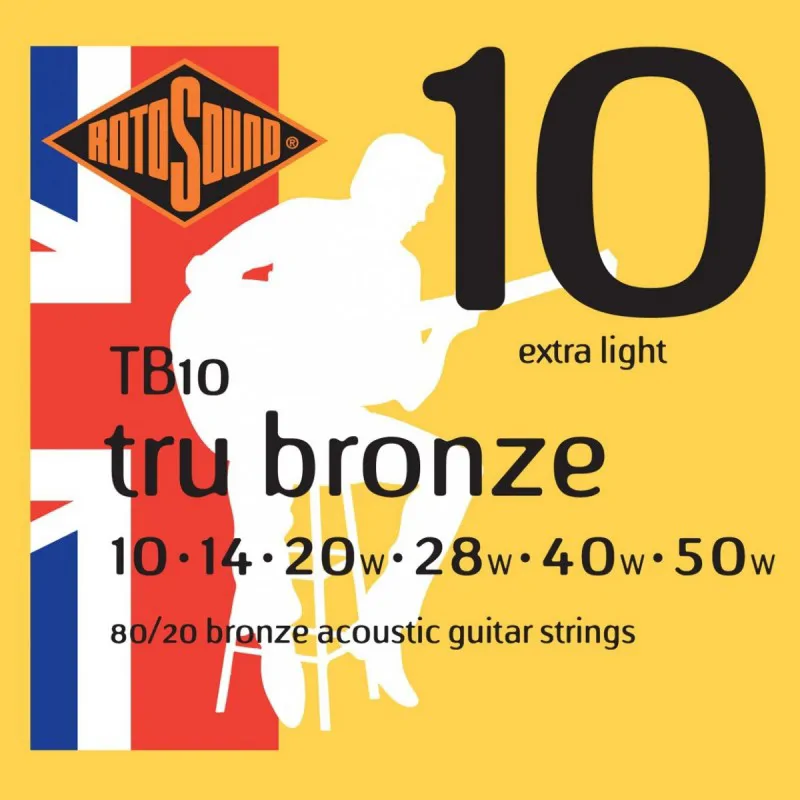 ROTOSOUND Rotosound TB10 Tru Bronze struny do akustyka 10-50