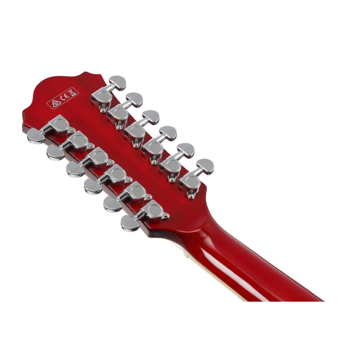 IBANEZ Ibanez AS7312-TCD Transparent Cherry Red Gitara Semi-Hollow Body 12-sto strunowa - zdjecie 7