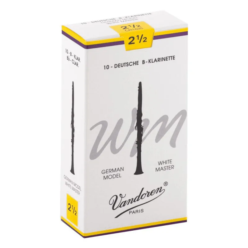 VANDOREN Vandoren CR1625 stroik klarnet B system niemiecki White Master 2,5