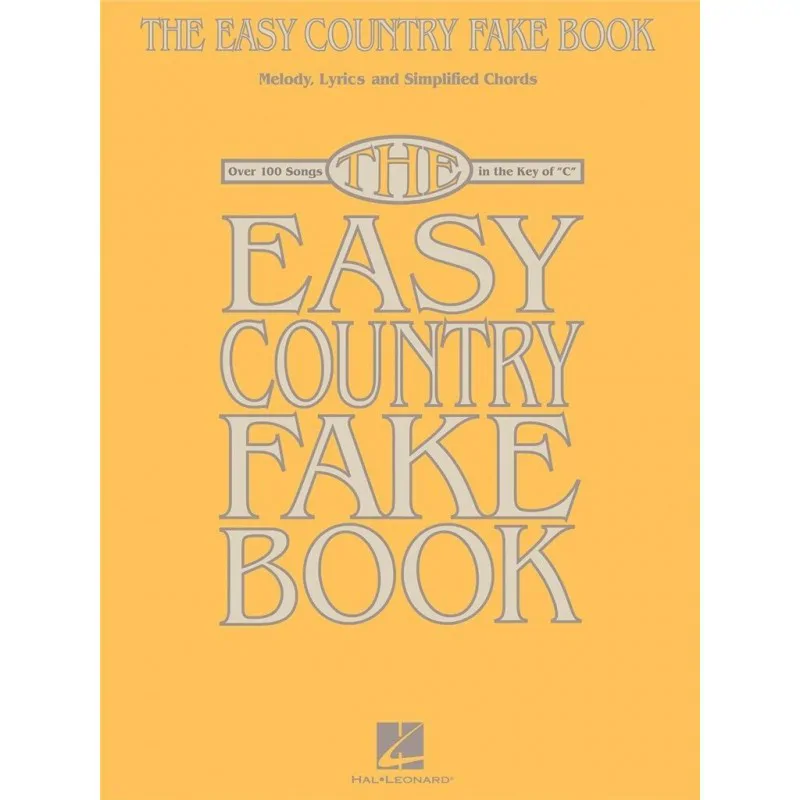 Hal Leonard The Easy Country Fake Book
