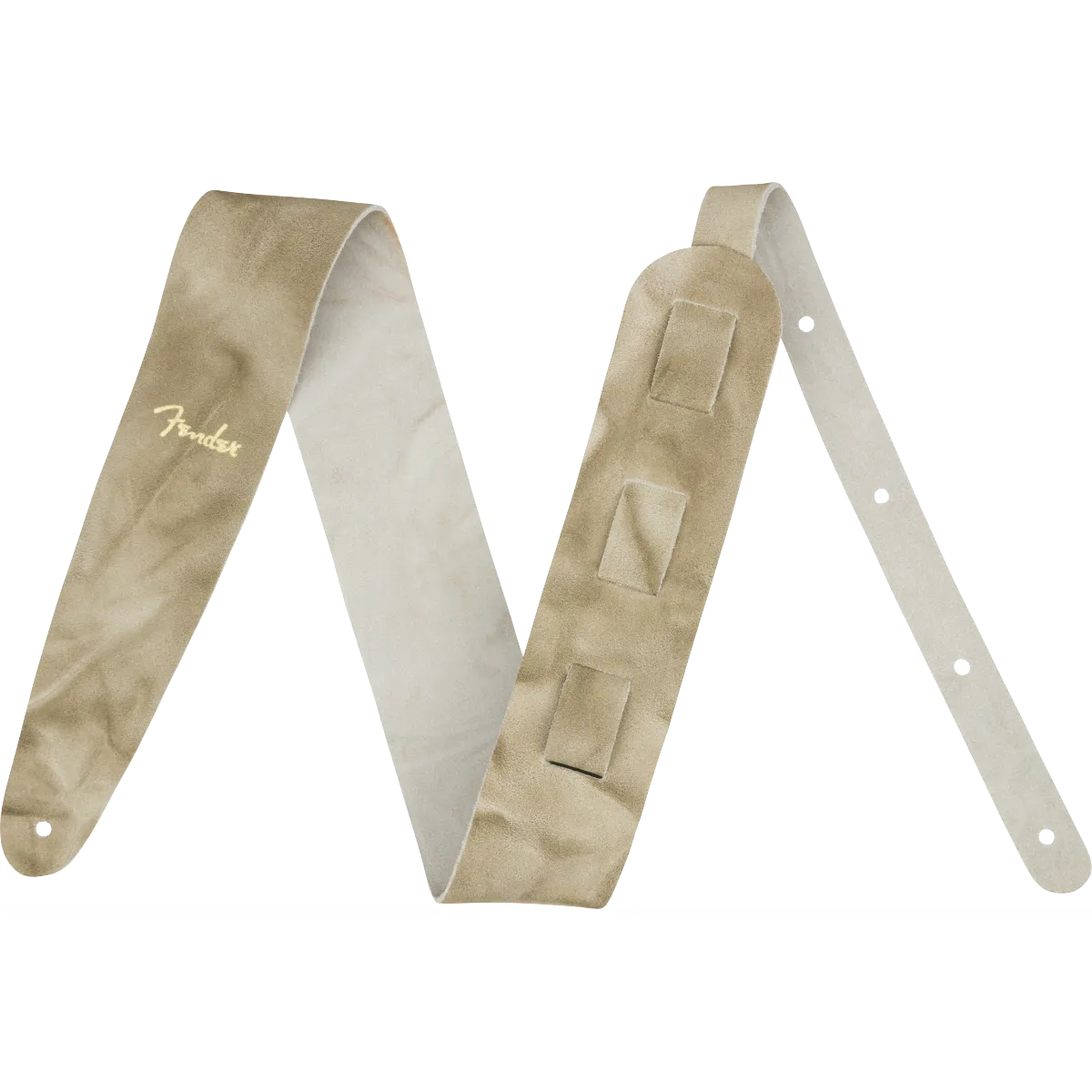 FENDER Fender Tie Dye Leather Strap Natural 2"