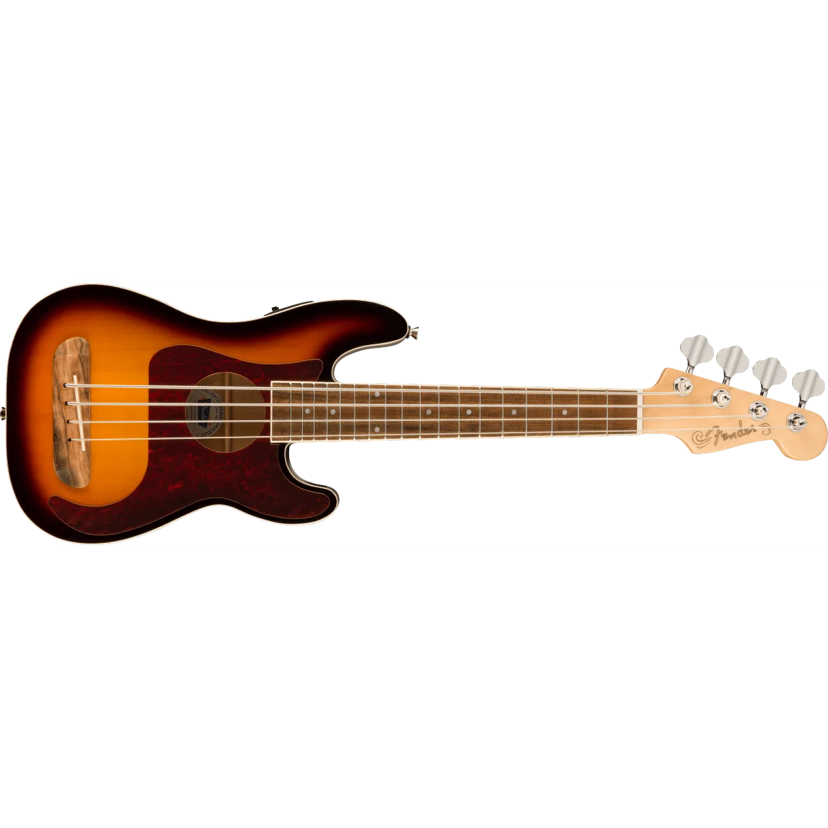 FENDER Fender Fullerton Precision Bass Uke Walnut Fingerboard Tortoiseshell Pickguard 3-Color Sunburst