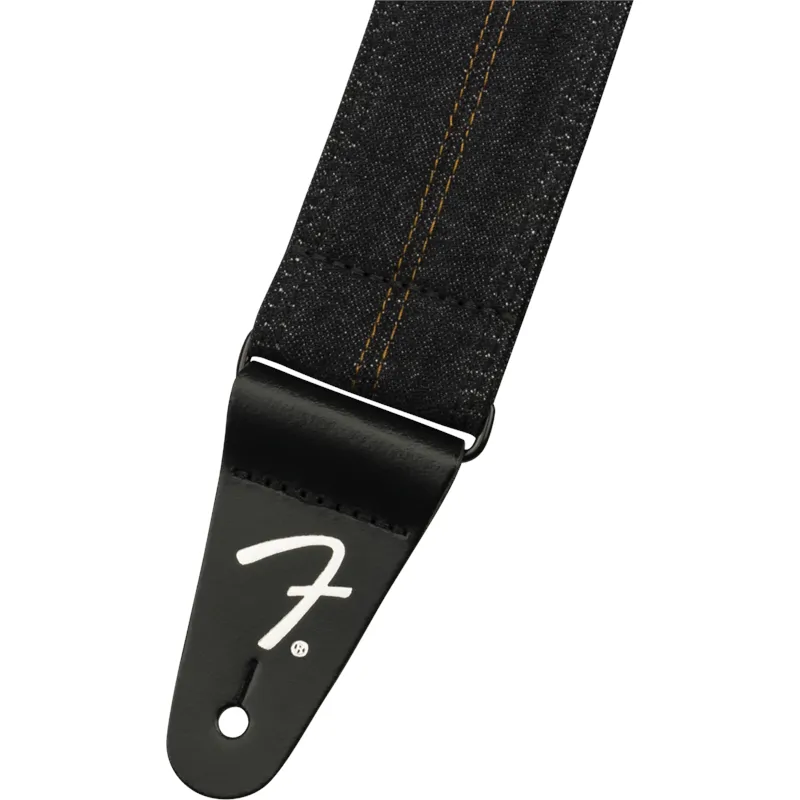 FENDER Fender x Wrangler Denim Strap Washed Black Stitch - zdjecie 2