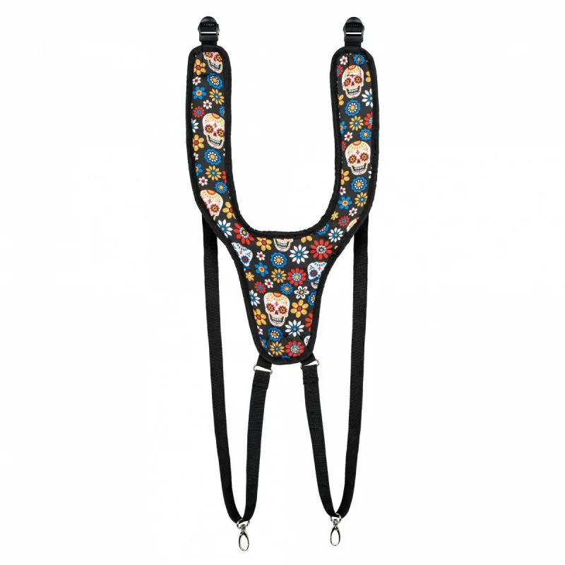 MEINL Meinl Djembe Strap Day of the Dead szelki - pasek
