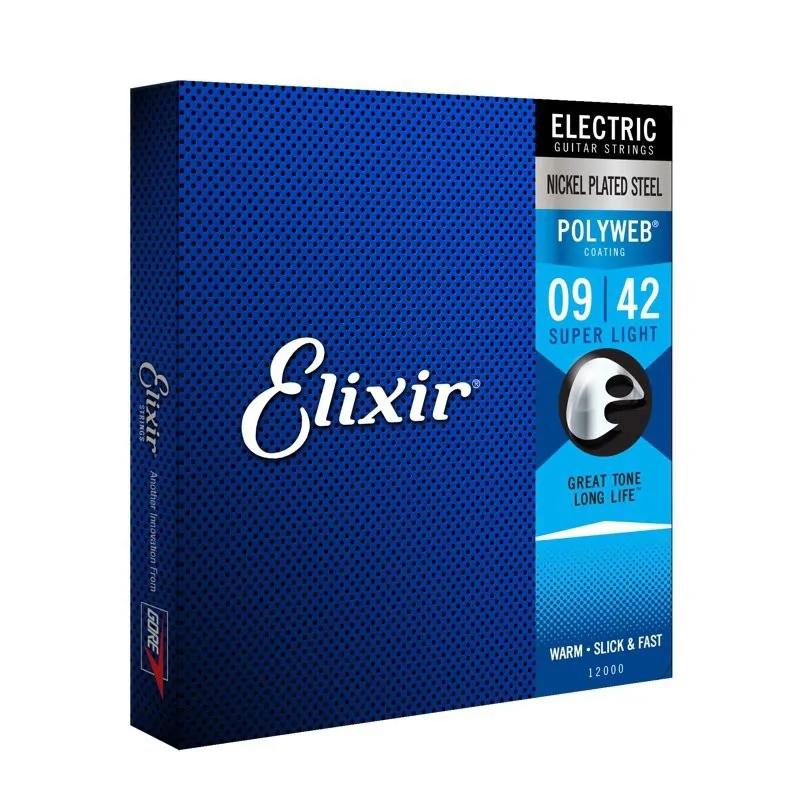 ELIXIR Elixir 12000 9-42 Polyweb struny elektryczne