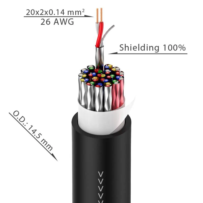 Roxtone Roxtone SFBN0800L15 Kabel wieloparowy - zdjecie 3