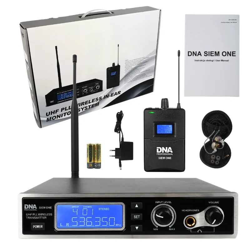 DNA DNA SIEM ONE profesjonalny douszny odsłuch bezprzewodowy stereo system monitorowania dźwięku - zdjecie 6