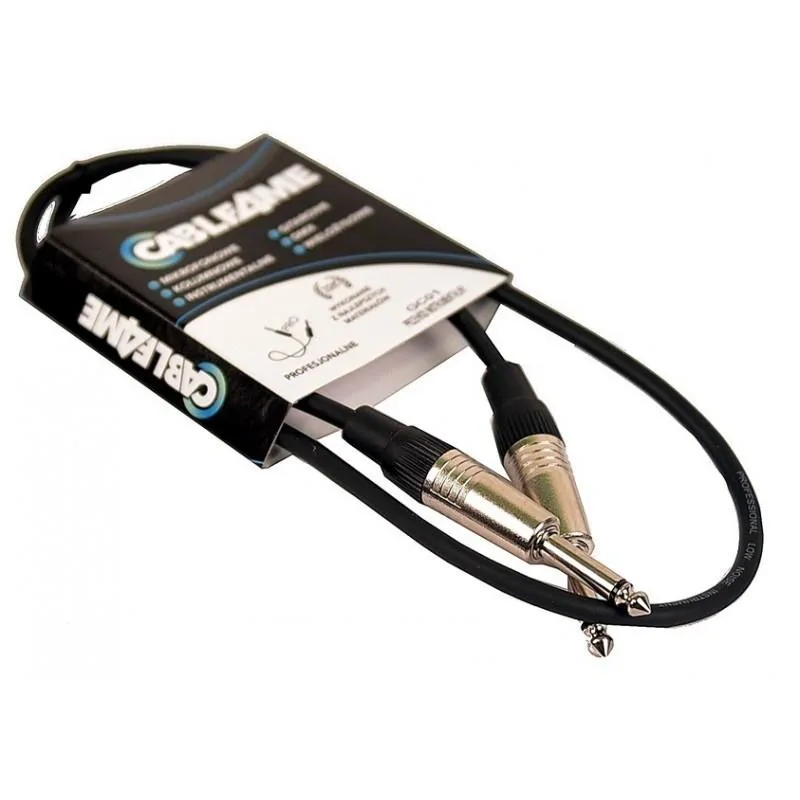 CABLE4ME CABLE4ME przewód jack - jack instrumentalny 1m