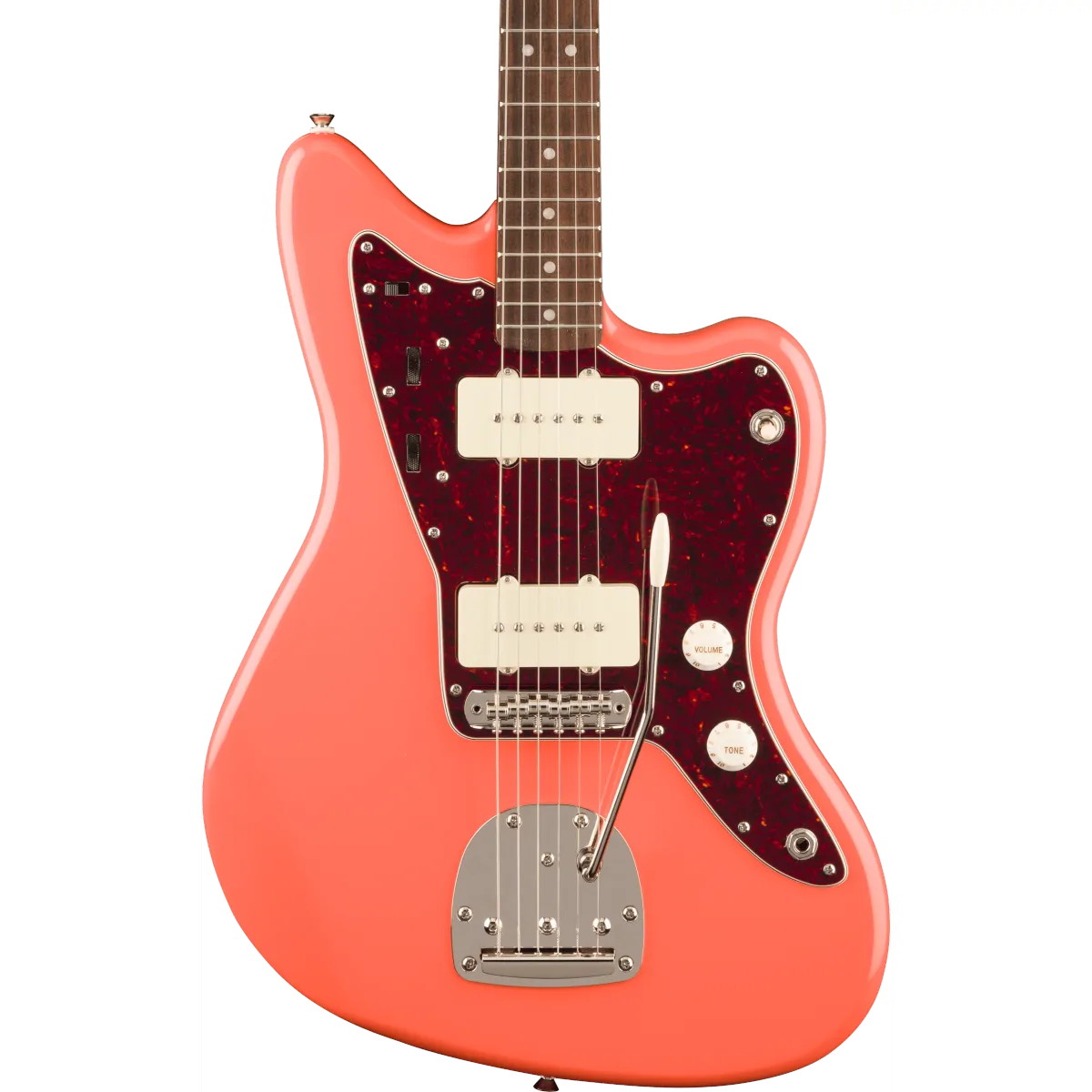 Squier Squier Classic Vibe '60s Jazzmaster Laurel Fingerboard Tortoishell Pickguard Tahitian Coral - zdjecie 3