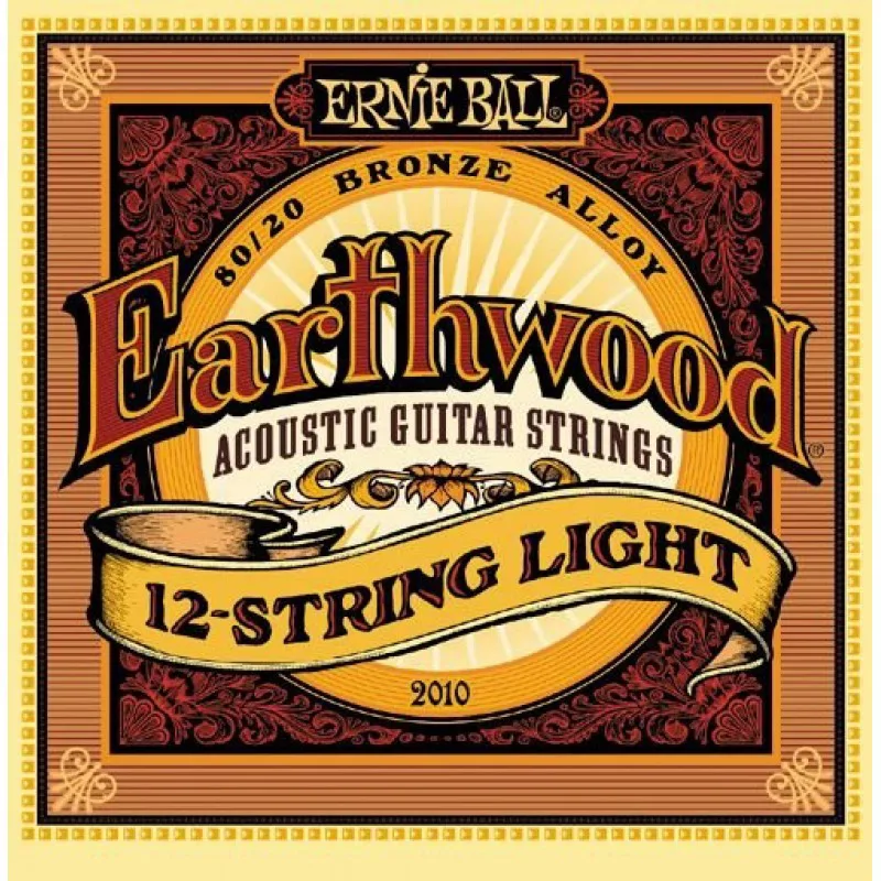 Ernie Ball Ernie Ball 2010 struny do gitary akustycznej 12strunowej