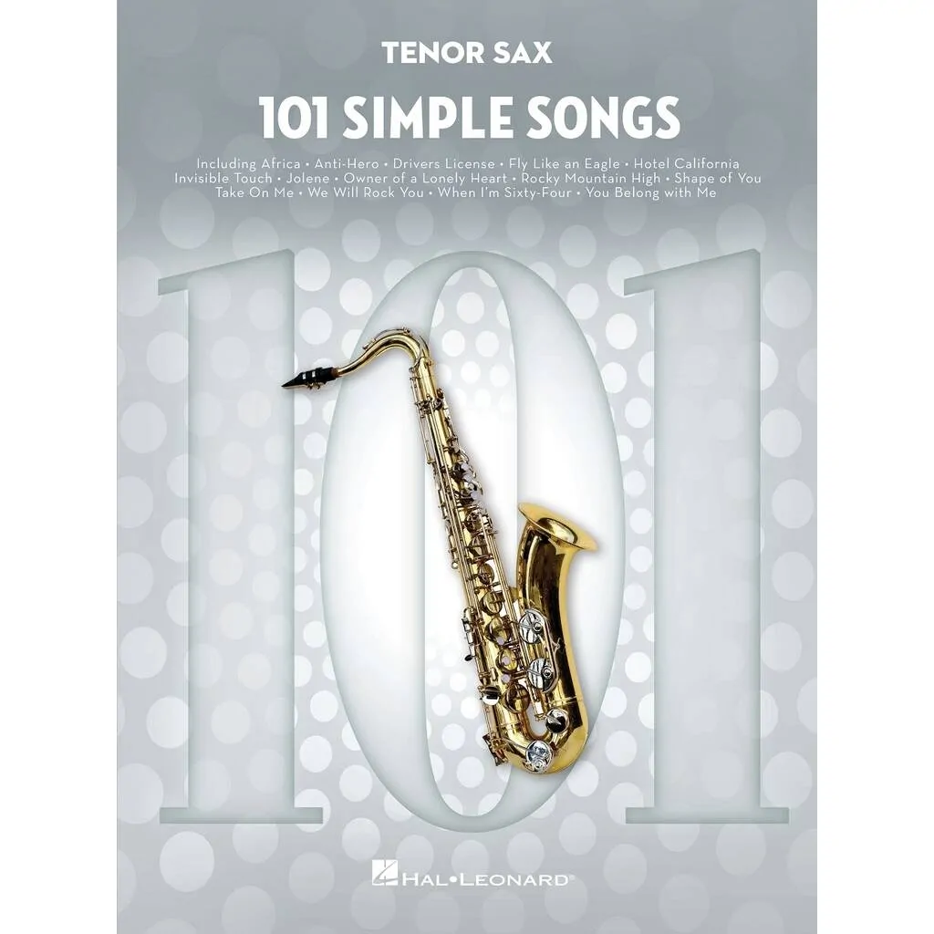 Hal Leonard 101 Simple Songs for Tenor Saxophone