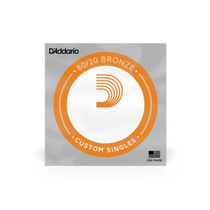 D'ADDARIO D'Addario BW049 80/20 Bronze pojedyncza struna do gitary akustycznej .049