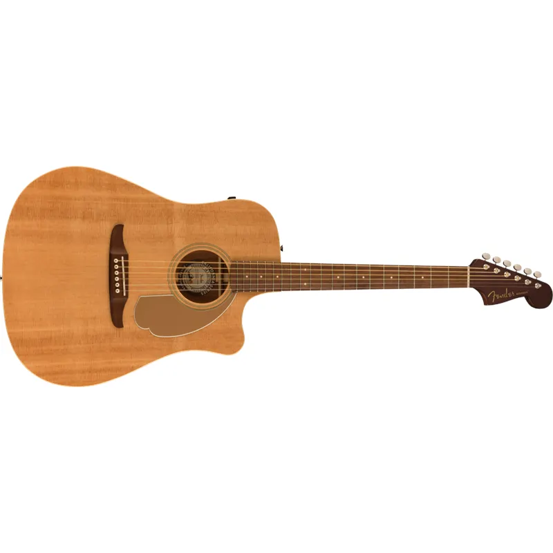 FENDER Fender Redondo Player Walnut Fingerboard Gold Pickguard Natural
