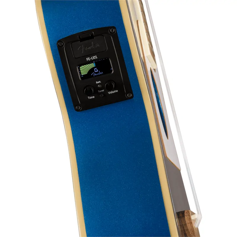 FENDER Fender Fullerton Tele Uke Walnut Fingerboard White Pickguard Lake Placid Blue - zdjecie 6