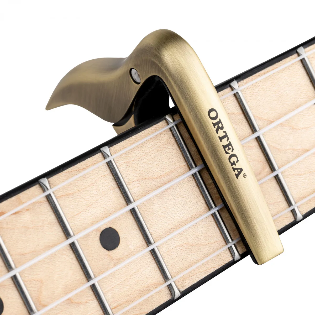 Ortega Ortega BGCAPO kapodaster do Banjo/Mandoliny szczotkowany mosiądz - zdjecie 3