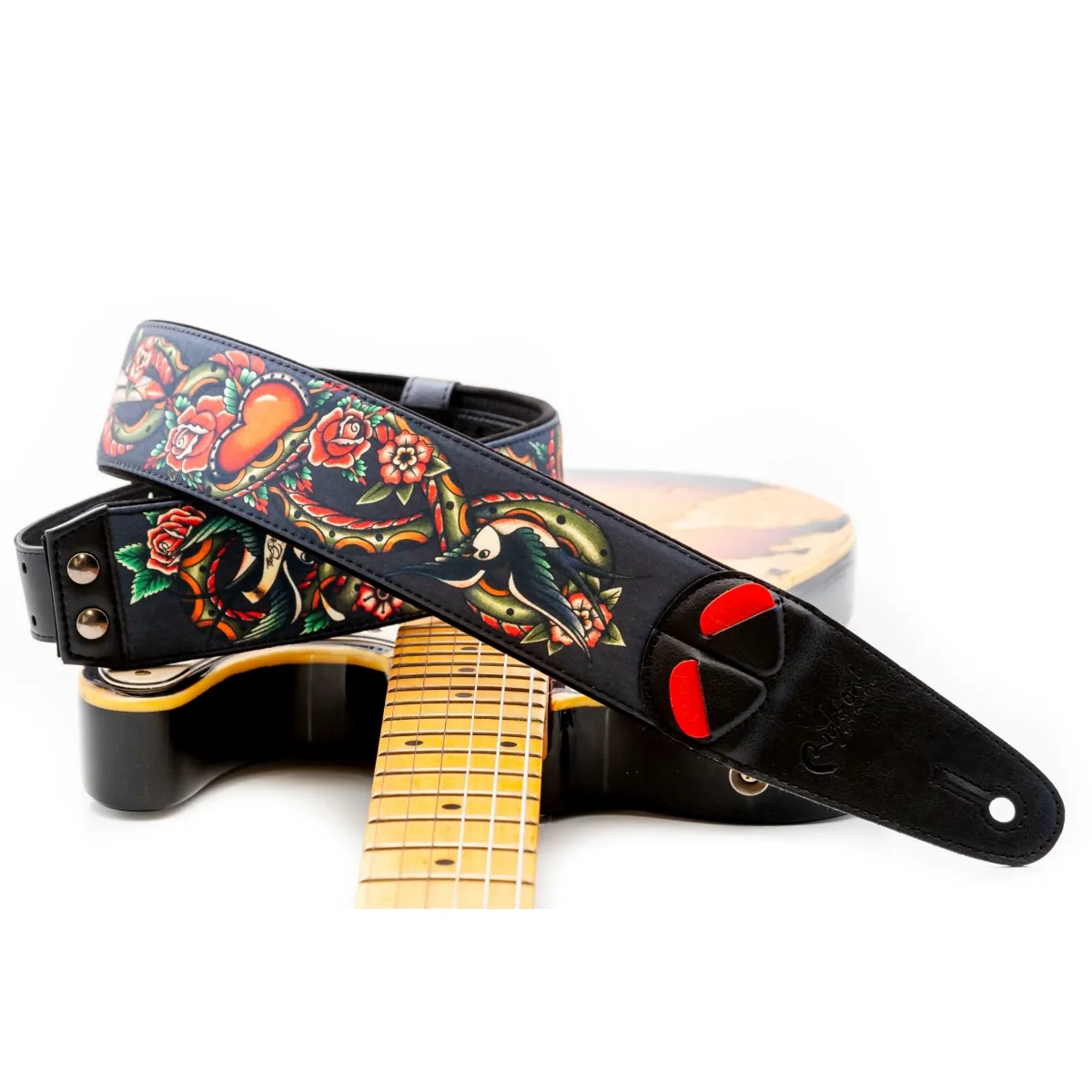 RightOn! Straps RightOn Steady Mojo Tattoo pasek do gitary - zdjecie 2