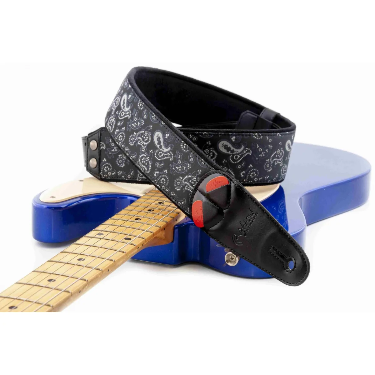 RightOn! Straps RightOn! Paisley Black pas do Gitary - zdjecie 3