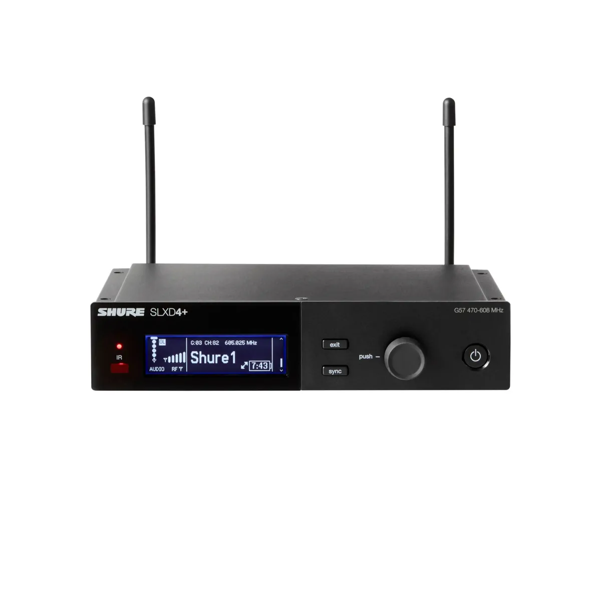 SHURE Shure SLXD24+E/58-G65 - Cyfrowy system bezprzewodowy z nadajnikiem/mikrofonem "do ręki" SM58 - zdjecie 3