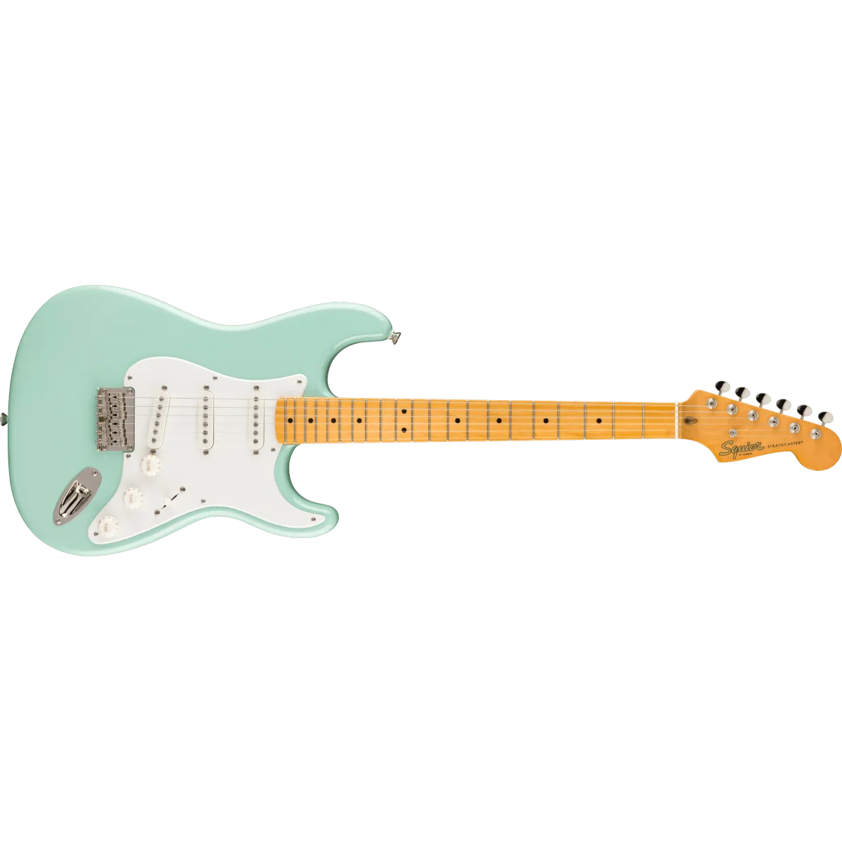Squier Squier Classic Vibe '50s Stratocaster HT Maple Fingerboard Parchment Pickguard Surf Green
