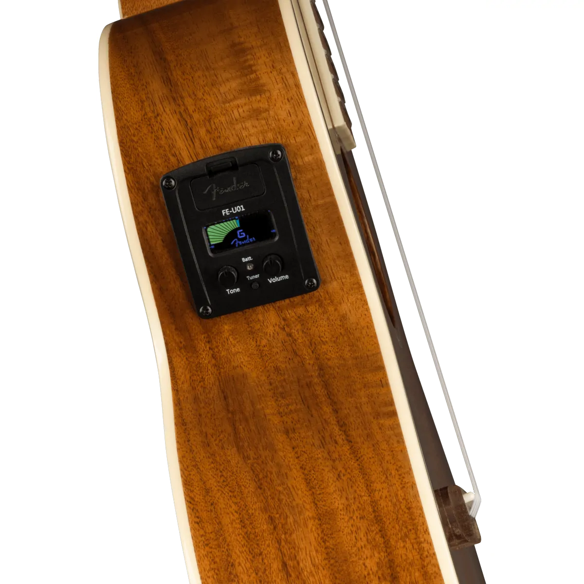 FENDER Fender Montecito Tenor Ukulele Walnut Fingerboard Shaded Edge Burst - zdjecie 7