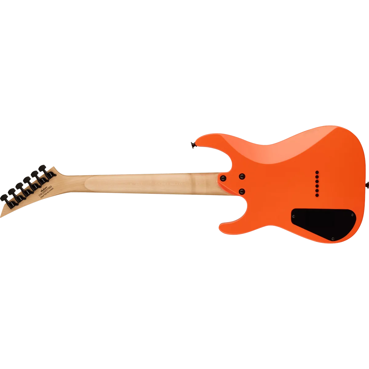 Jackson Jackson JS Series Dinky Minion JS1X Amaranth Fingerboard Safety Orange - zdjecie 2