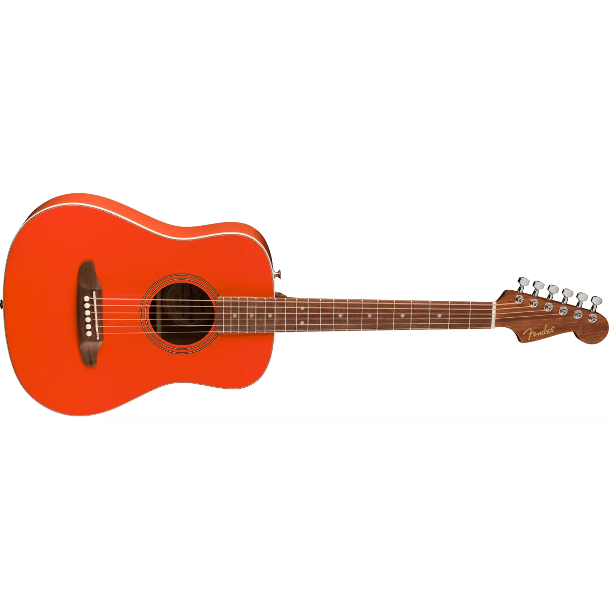 FENDER Fender California Standard Redondo Mini with Bag Spruce Top Fiesta Red - zdjecie 3