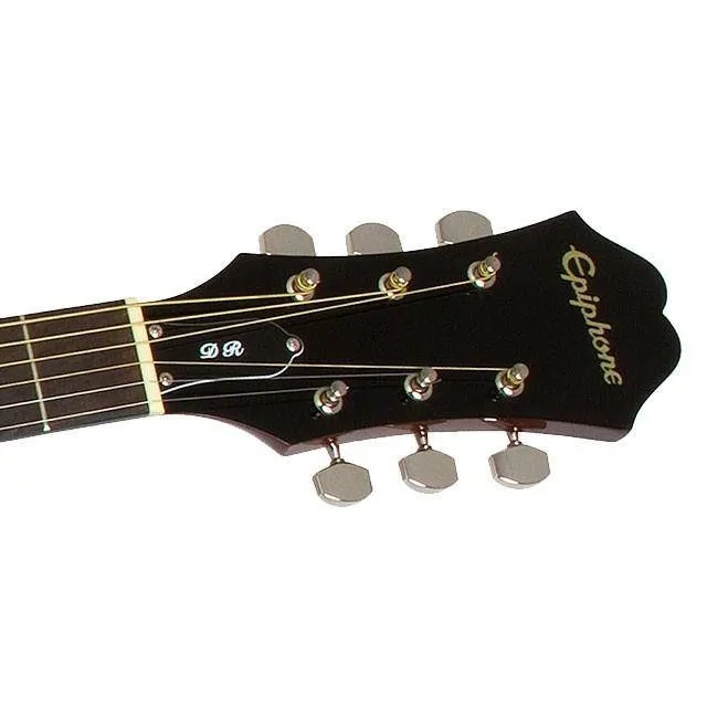 EPIPHONE Epiphone Songmaker DR-100 Square Shoulder EB Ebony - zdjecie 4