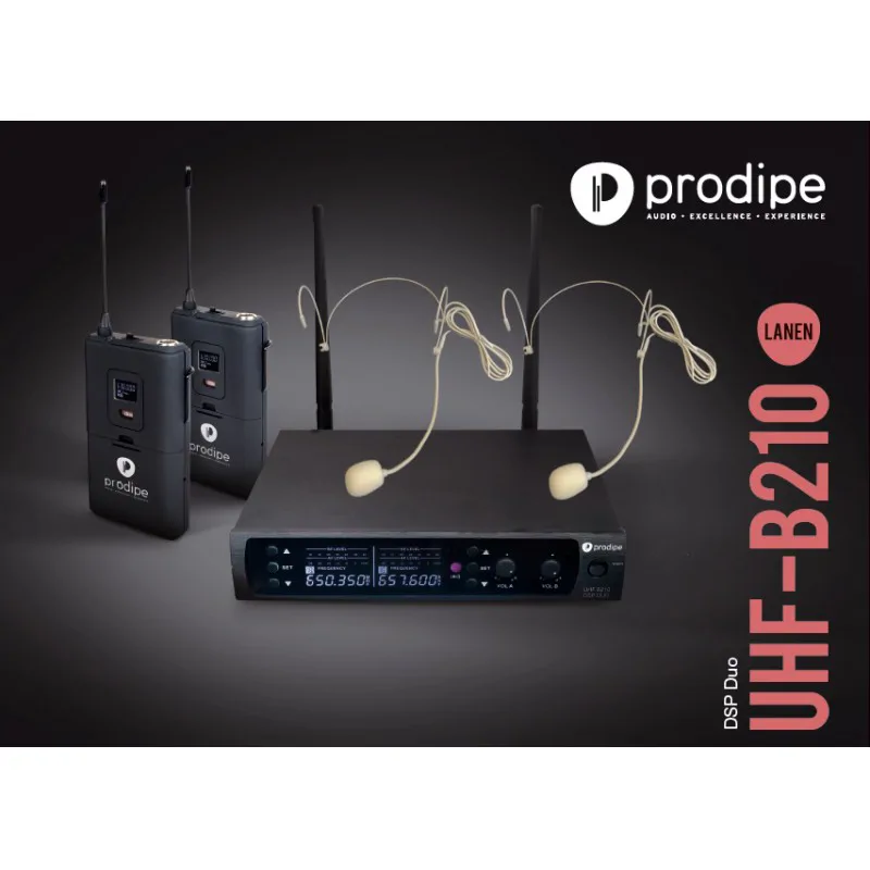 Prodipe Prodipe HEADSET B210DUO DSP UHF - zestaw bezprzewodowy - zdjecie 2
