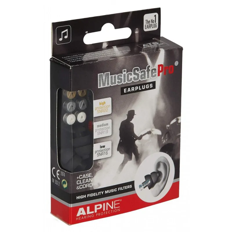 ALPINE ALPINE MUSICSAFE PRO stopery do uszu czarne