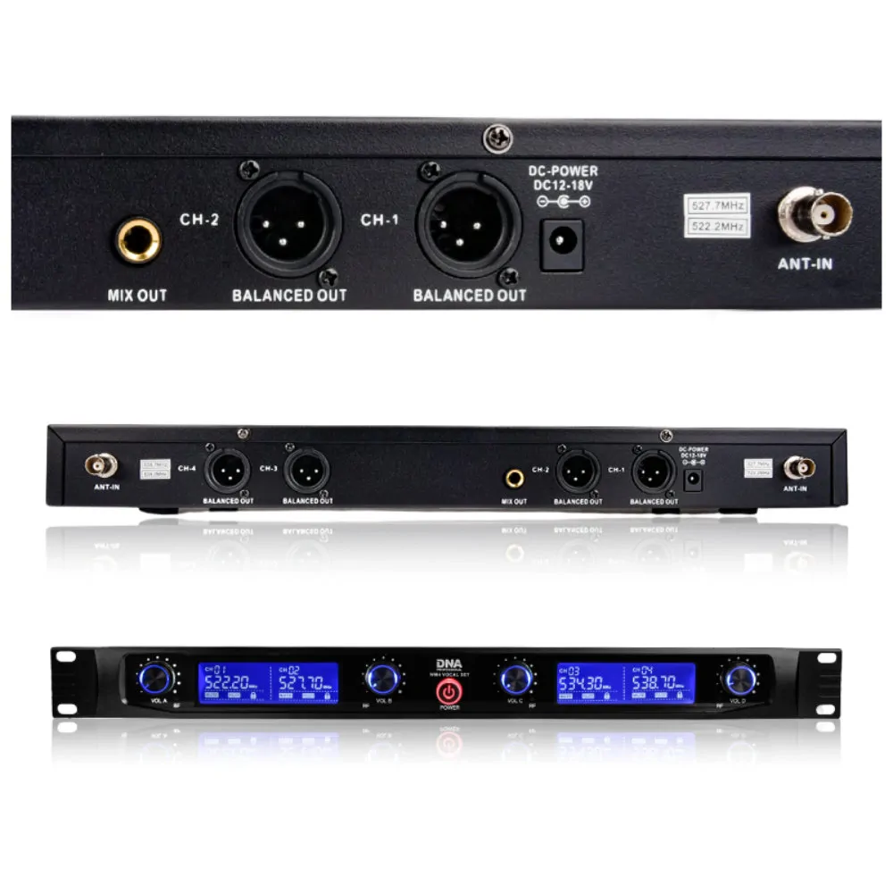DNA DNA WM4 VOCAL SET bezprzewodowy mikrofonowy system nagłośnienia - zdjecie 3