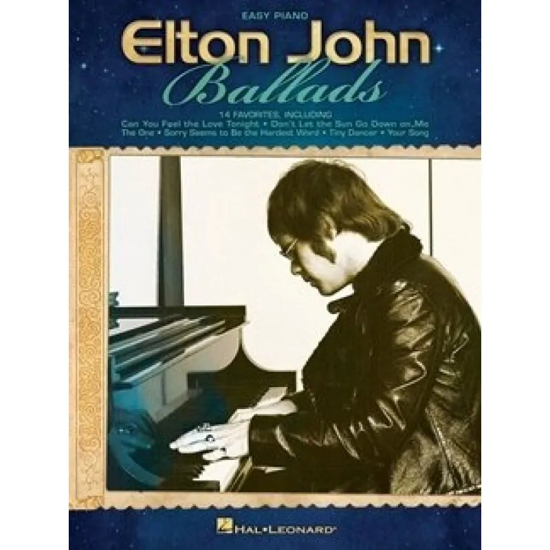 Hal Leonard Elton John Ballads Easy Piano