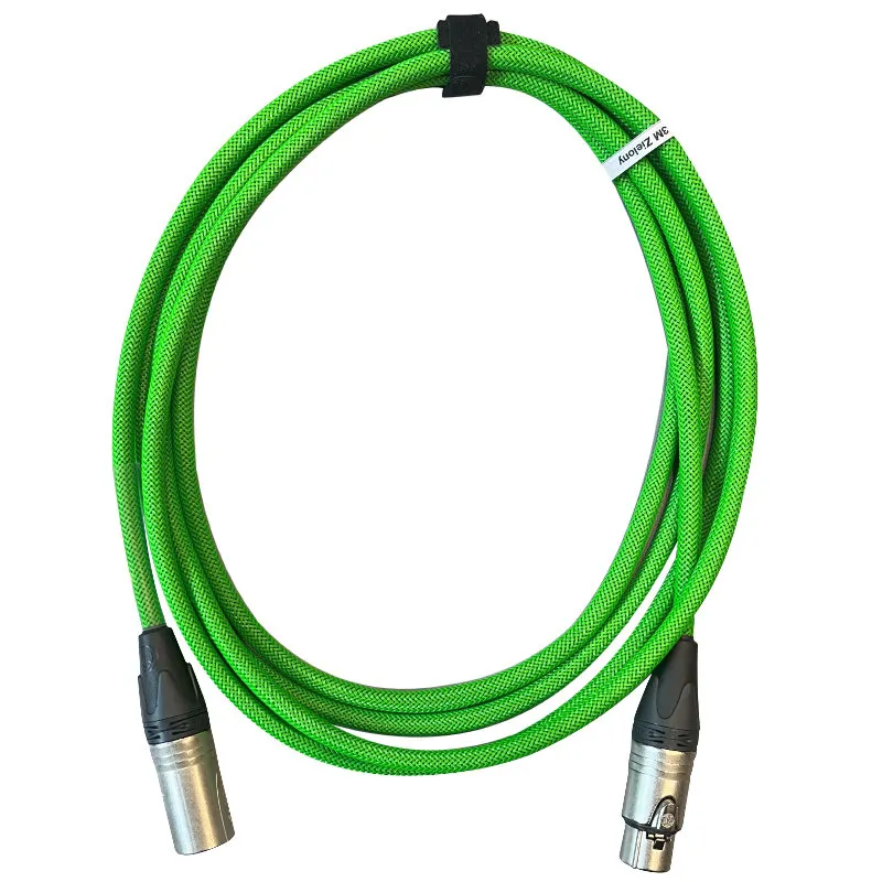 ZUCH Zuch Kabel Mikrofonowy ZC-XLR-XLR-GREEN-3M Zielony