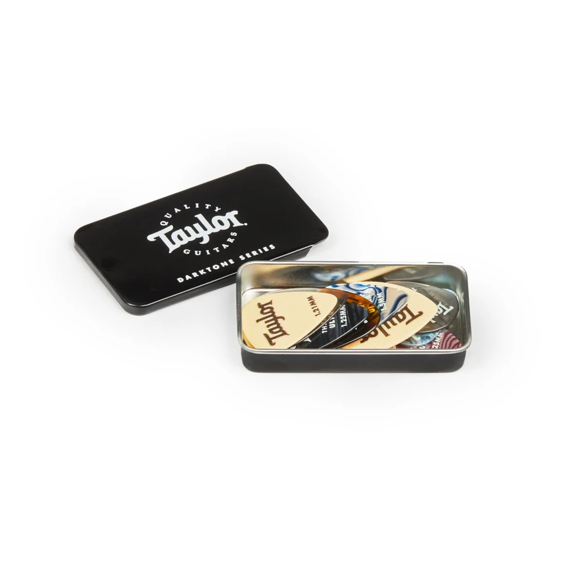 Taylor Guitars Taylor Darktone Series Pick Tin zestaw kostek do gitary - zdjecie 3