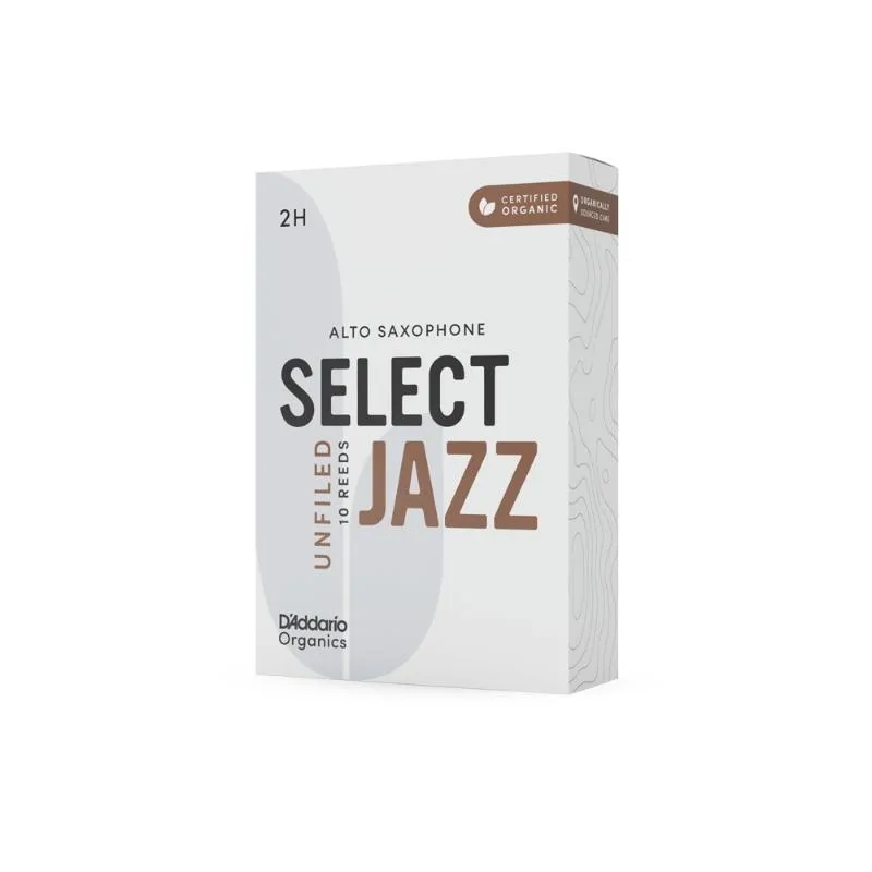 D'ADDARIO D'Addario Organic Select Jazz 2H Unfiled Alto Sax