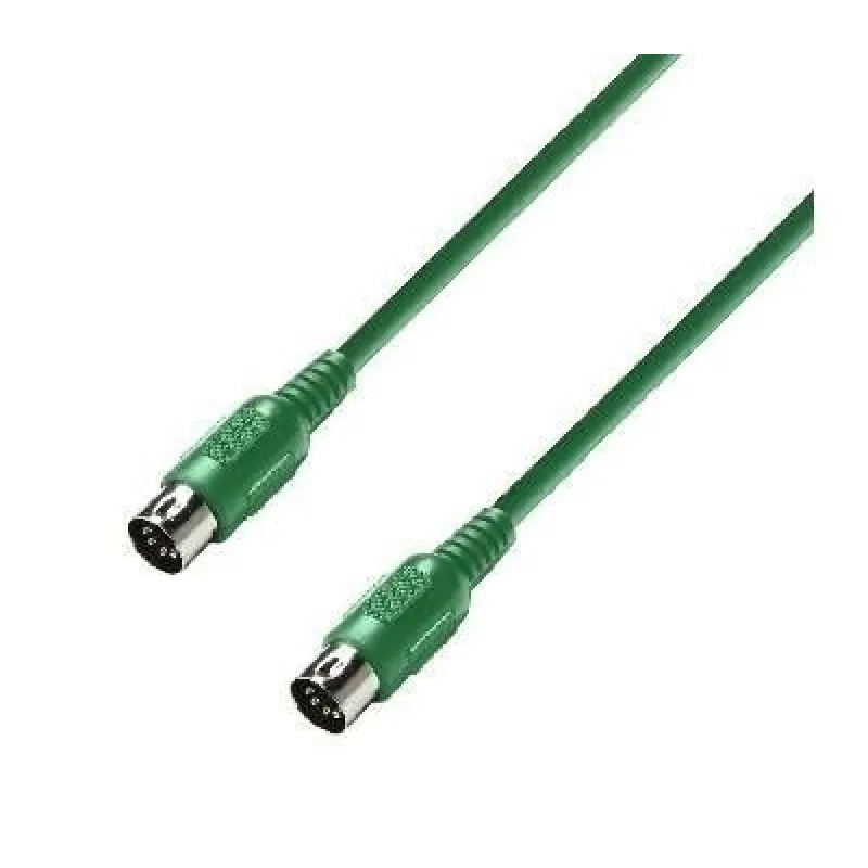 Adam Hall Adam Hall K3MIDI0075GRN kabel MIDI 0,75 m zielony