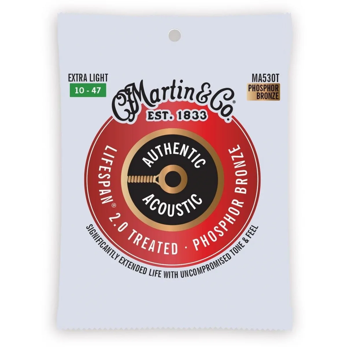 MARTIN Martin MA530T struny Treated Extra Light 92/8 10-47