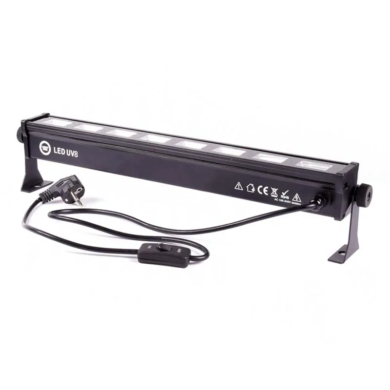 LIGHT4ME LIGHT4ME LED BAR UV 8 listwa belka LED 8x3W ultrafiolet - zdjecie 2