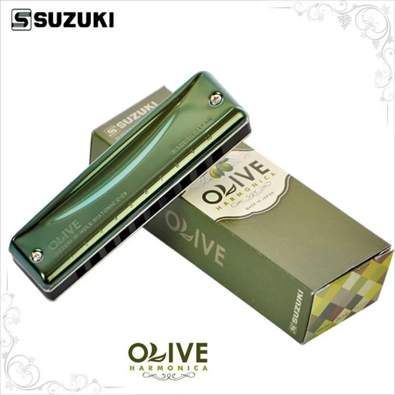 SUZUKI SUZUKI C-20 OLIVE A-DUR harmonijka ustna - zdjecie 2