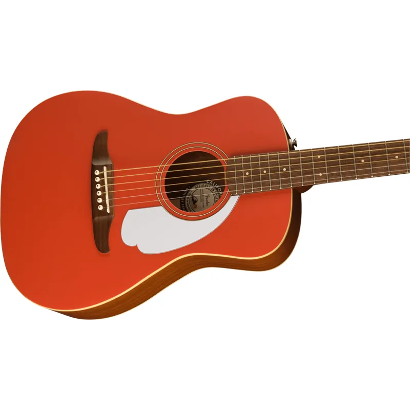 FENDER Fender Malibu Player Walnut Fingerboard White Pickguard Fiesta Red - zdjecie 3