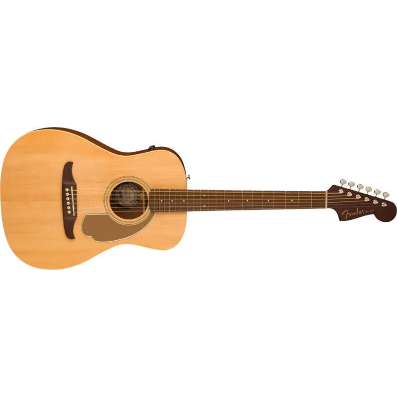 FENDER Fender Malibu Player Walnut Fingerboard Gold Pickguard Natural - zdjecie 3